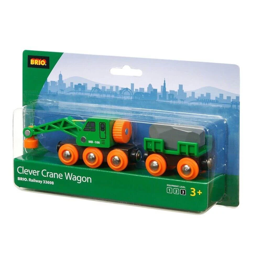 Brio Clever Crane Wagon 1 Brio Clever Crane Wagon