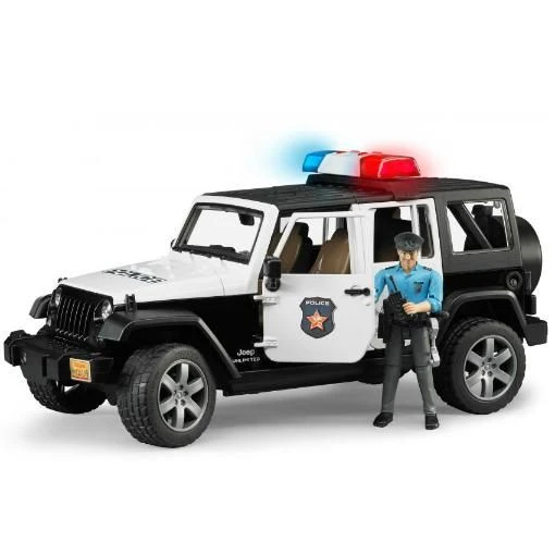 Jeep Wrangler Rubicon Police Vehicle With Policeman 1 Jeep Wrangler Rubicon Police Vehicle With Policeman