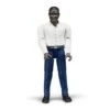 Man - Dark Skin, Dark Blue Jeans