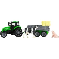 Breyer Tractor & Tag Along Wagon