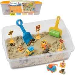 Construction Sensory Bin