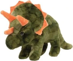 Tops Triceratops Green 9 Inches
