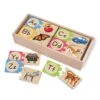 Melissa & Doug Alphabet Wooden Puzzle Cards
