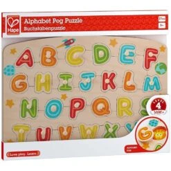 Hape Aplhabet Peg Puzzle