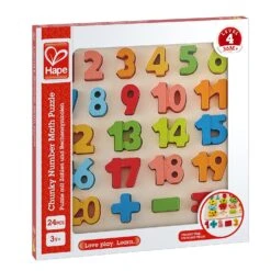 Hape Chunky Number Math Puzzle