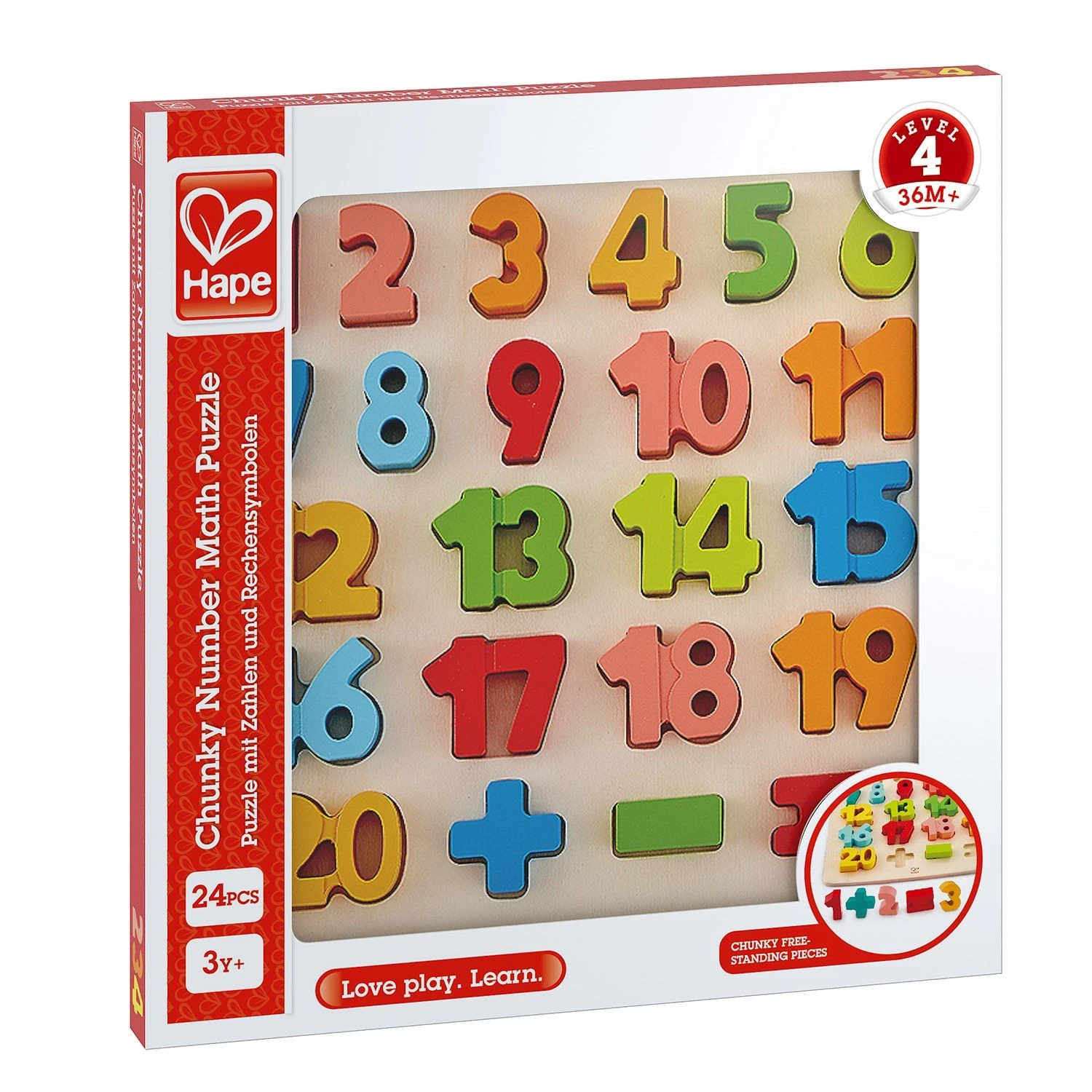 Hape Chunky Number Math Puzzle 1 Hape Chunky Number Math Puzzle