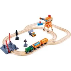 Hape Crossing And Crane Set