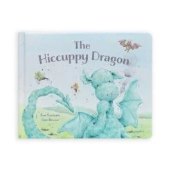 JELLYCAT The Hiccupy Dragon Book
