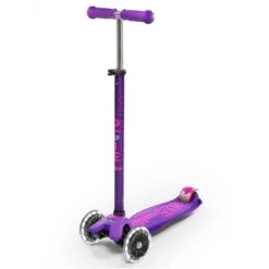 Micro Maxi Scooter Deluxe Purple LED