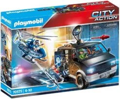 Playmobil Helicopter Pursuit With Van