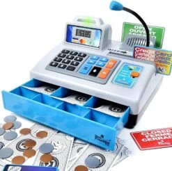 Talking Cash Register Silver