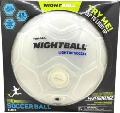 Night Soccer Ball Inf. White